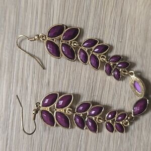 Purple earing